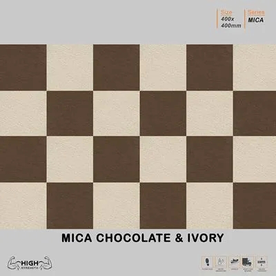 Mica Chocolate and Ivory