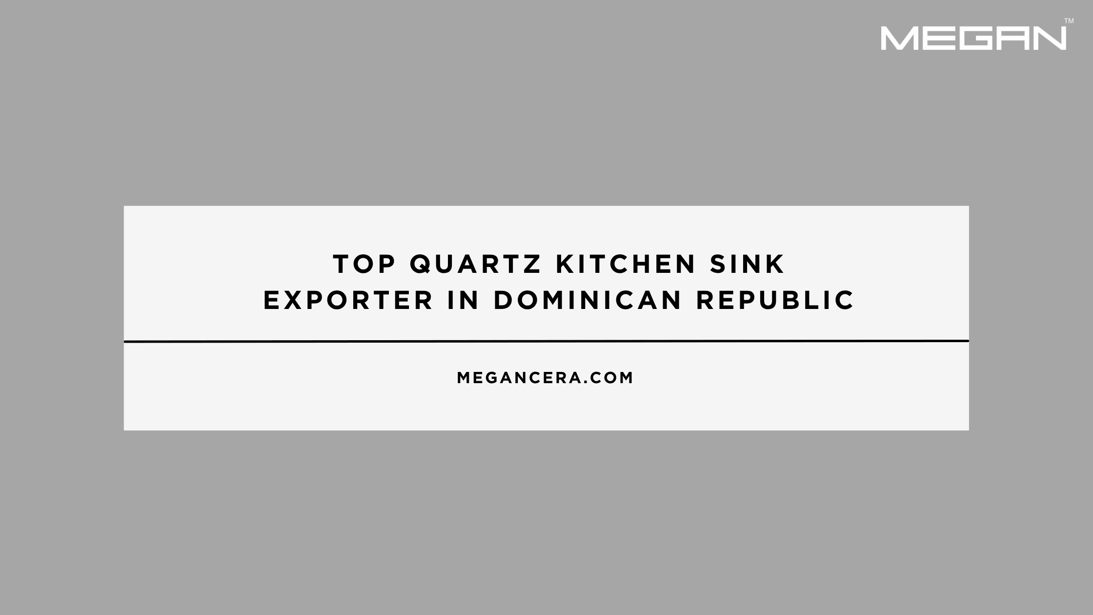 Top Quartz Kitchen Sink Exporter in Dominican Republic